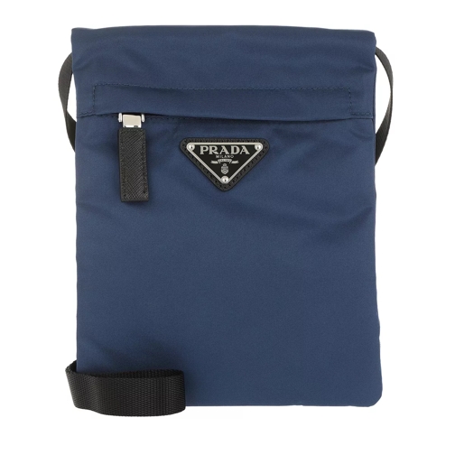 Prada Technial Fabric Shoulder Bag Royal Cross body-väskor