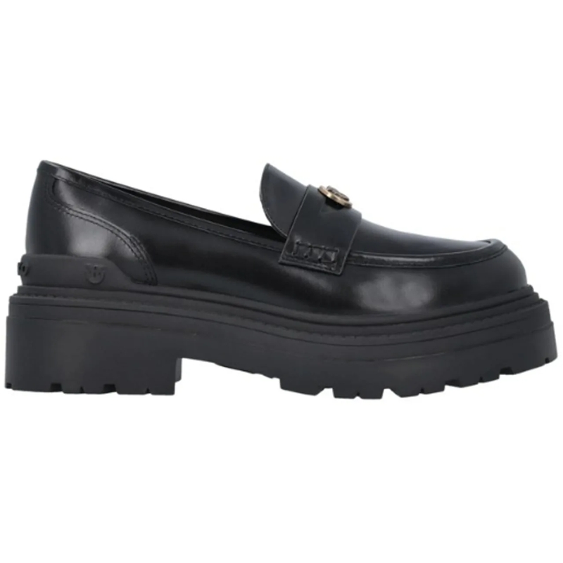 Pinko Mocassin Flat Shoes Black schwarz