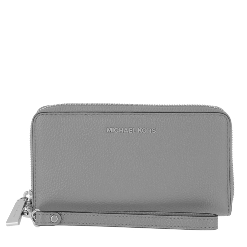 MICHAEL Michael Kors Wristlets LG Flat Phone Case Pearl Grey Phone Bag