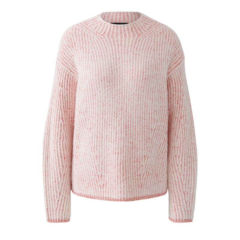 Oui Pullover Pullover rosa