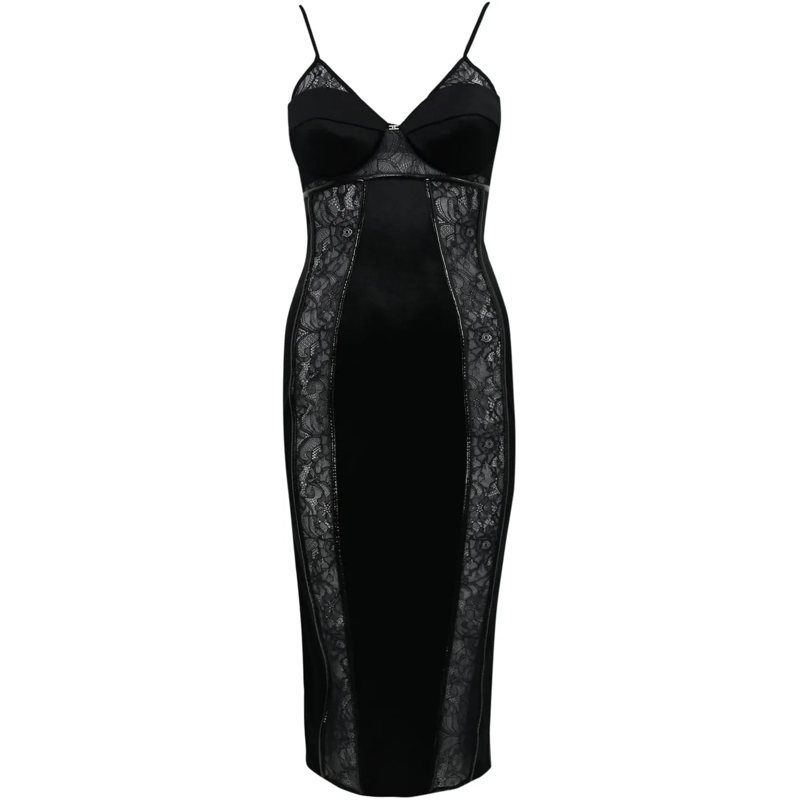 Elisabetta Franchi Midikleid Dresses Black schwarz
