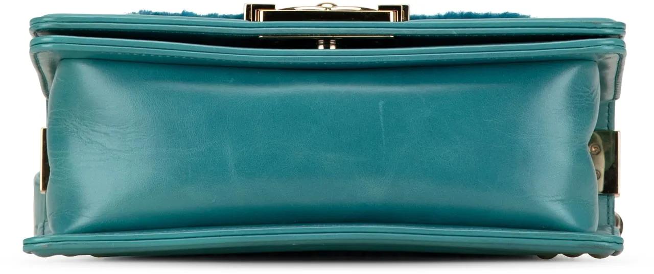 Thumbnail - Chanel Hobo Bags - 2016-2017 Small Shearling Boy Flap - Gr. unisize - in Blau - für Damen