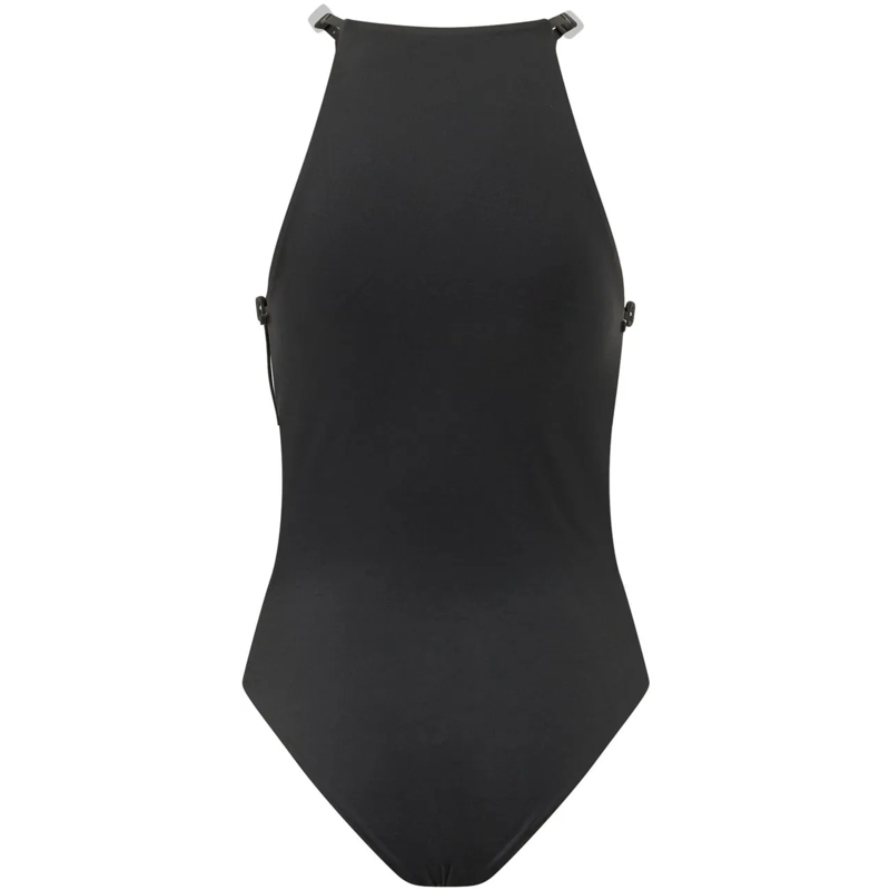 Courrèges  Costume Intero Cut Out con Logo schwarz(Image 2)