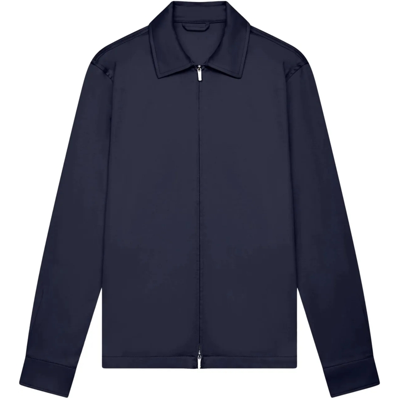 VALENZA Weste Valenza Supima Overshirt Overshirts Donkerblauw 11 blau