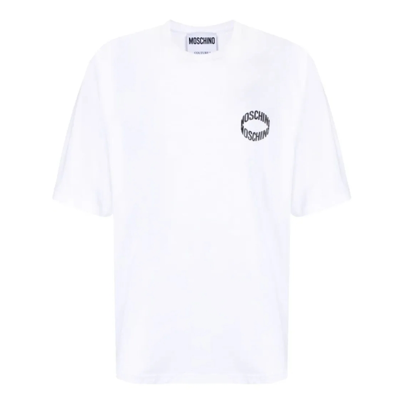 Moschino T-Shirt White Cotton Jersey T-Shirt White