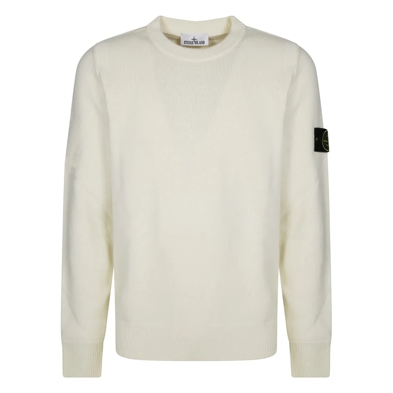 Stone Island Pull Sweaters White weiß