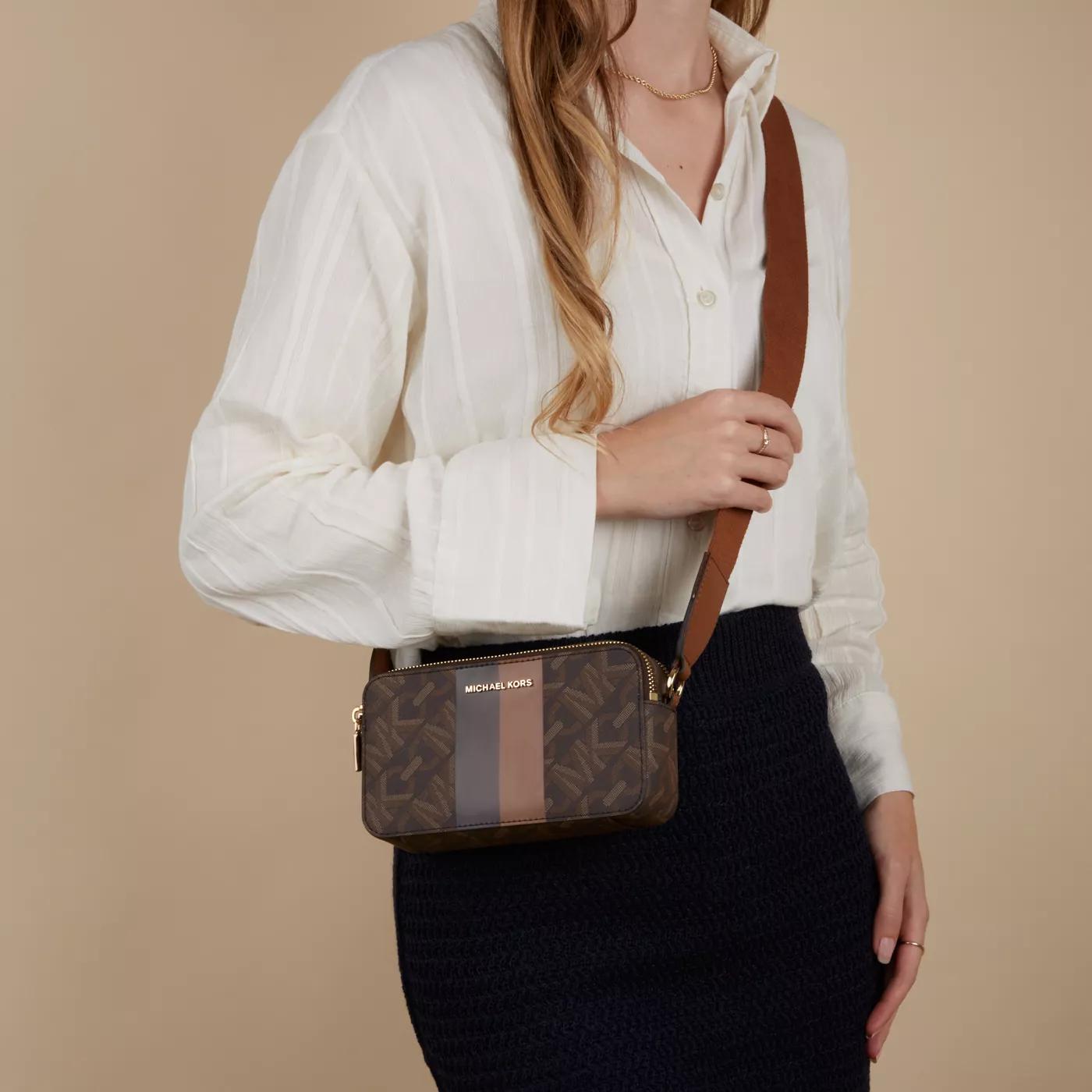 Michael Kors Crossbody bags Jet Set Braune Umhängetasche 32H3GJ6C in bruin