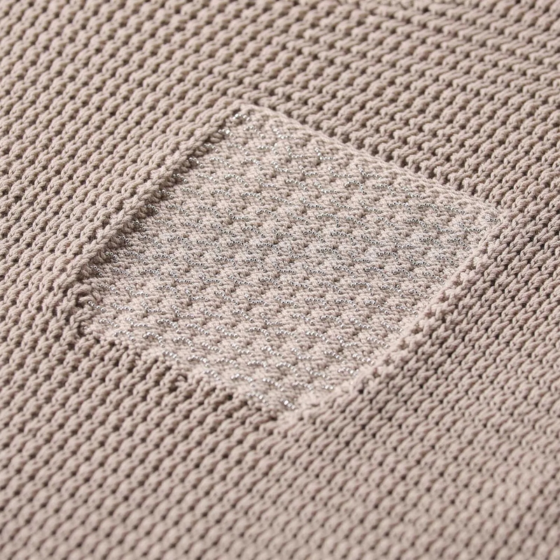 Peserico Robe longue Midikleid im Material-Mix braun(Image 4)