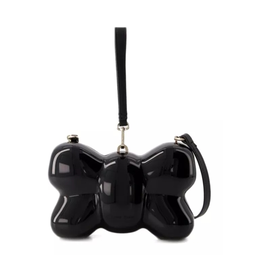 Simone Rocha Bow Bag Crossbody - Leather - Black Black Schultertasche