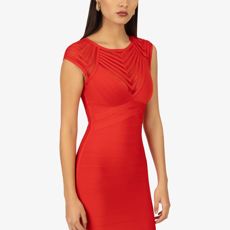 Kraimod Midikleid Bandage Kleid schwarz(Image 25)