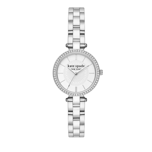 Kate Spade New York holland dreizeigeruhr aus edelstahl Silver Quartz Watch
