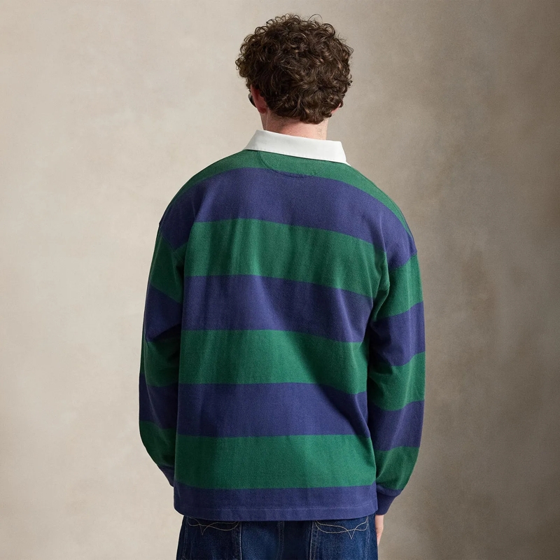 Polo Ralph Lauren Poloshirt Longsleeve aus Baumwolle orange(Image 3)