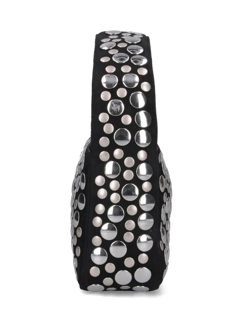 Thumbnail - Khaite Crossbody Bags - "Elena" Small Studded Bag Black - Gr. unisize - in Schwarz - für Damen