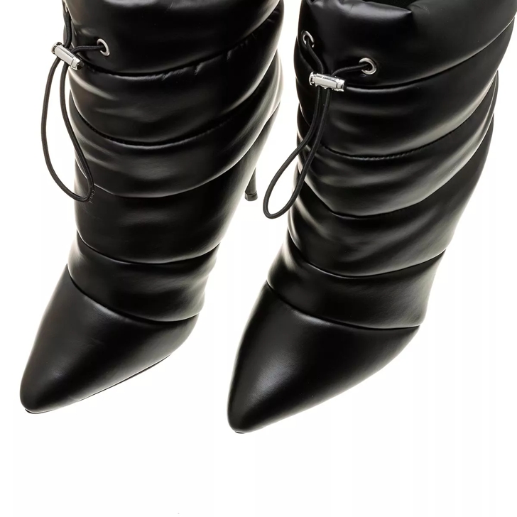 Steve madden black hot sale patent boots