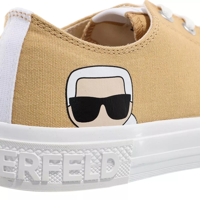 Karl Lagerfeld Low-Top-Sneaker KAMPUS III Karl Ikonic Lo Lace Clay Canvas(Image 2)
