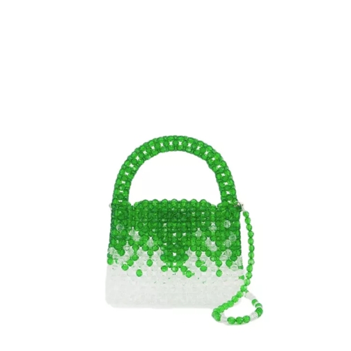Germanier Ss23bg01 Hobo Bag - Glass/Clear - Pearl Green Hobo Bag