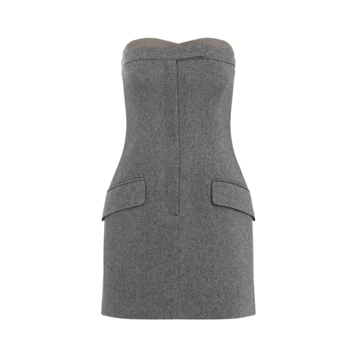 Sportmax Tebaide Mini Dress Grey Miniklänningar