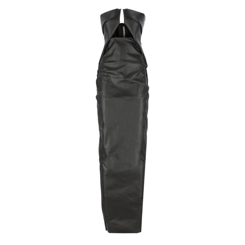 Rick Owens  Black Cotton Dress Black