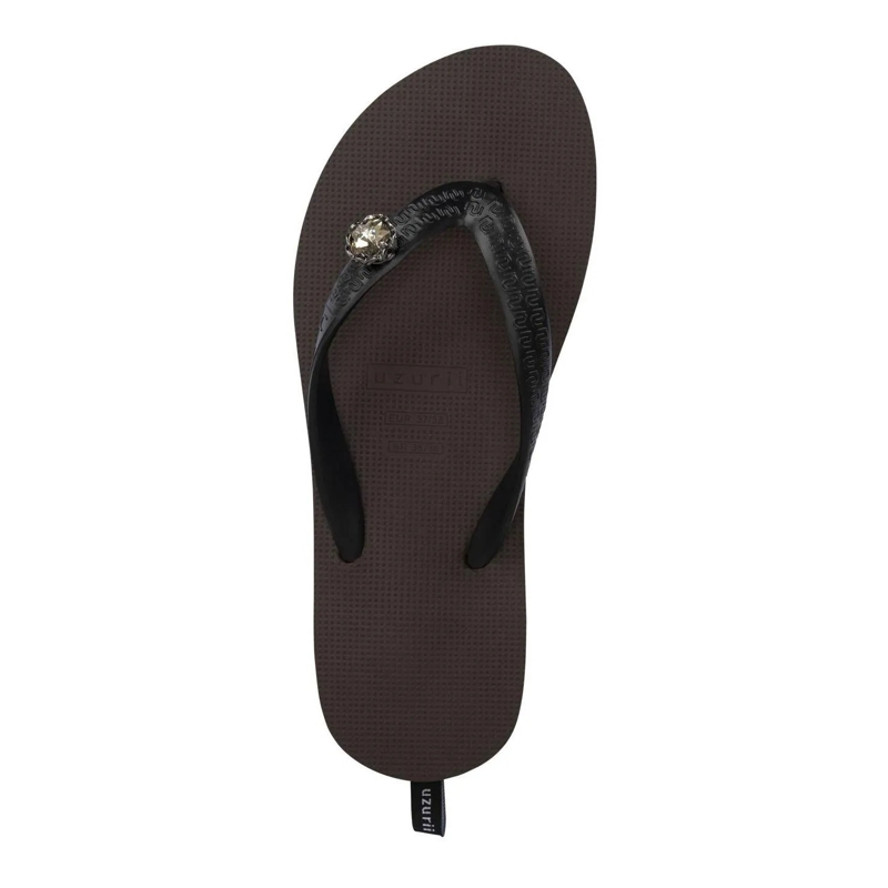 UZURII Flip Flops Zehentrenner Mondriaan Switch Mid Heel mocca(Image 3)