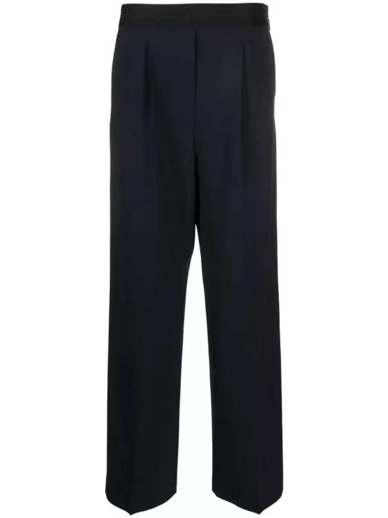 MSGM - Wide-Leg Tailored Trousers - Größe 40 - blue