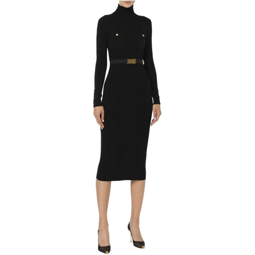 Elisabetta Franchi Midi-Kleider Dresses Black schwarz