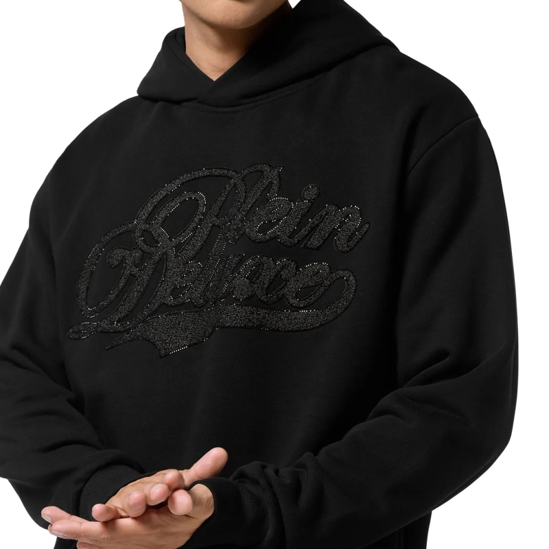 Philipp Plein Top Kapuzen-Sweatshirt Verziert schwarz(Image 5)