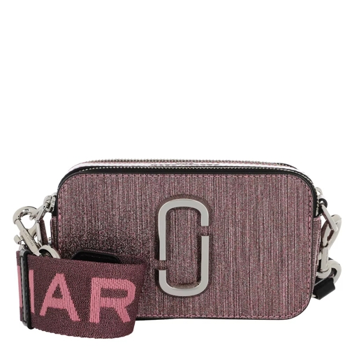 Marc Jacobs The Snapshot Glitter Crossbody Bag Pink Sac pour appareil photo