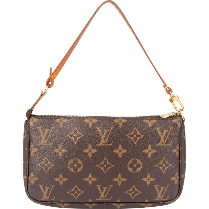 Louis Vuitton Schultertasche Louis Vuitton Canvas Monogram Pochette Accessoire  mehrfarbig