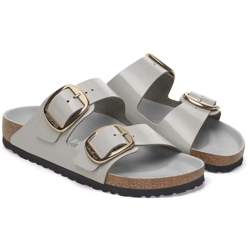 Birkenstock Sandalen Birkenstock Arizona Big Bickle Slippers Lichtgrijs grau(Image 2)