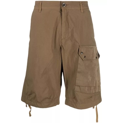 Ten C Bermuda Shorts In Brown Cotton Blend Brown Bermuda-Shorts