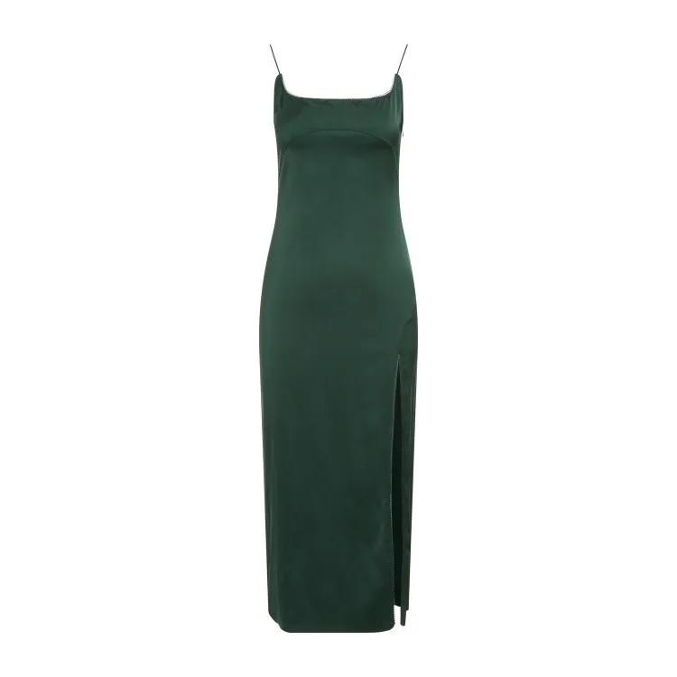 Jacquemus - La Robe Notte Dress In Dark Green - Größe 38 - grün