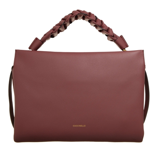 Coccinelle Boheme Grana Double Brandy/Gren.Red Crossbody Bag