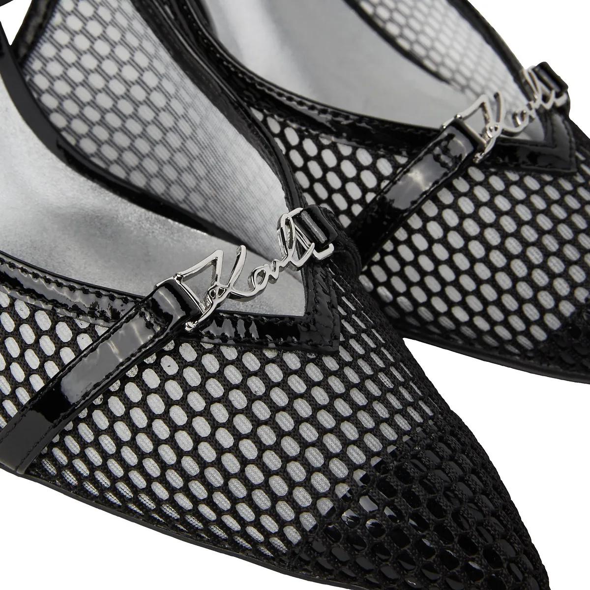 Thumbnail - Karl Lagerfeld Hohe Schuhe - SIENNA SIGNIA SLINGBACKS - Gr. 38 (EU) - in Schwarz - für Damen