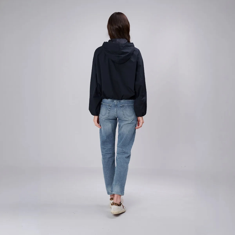 True Religion Übergangsjacke - Lange Ärmel- Oversize-Schnitt- Balloon-Ärmel- blau(Image 4)