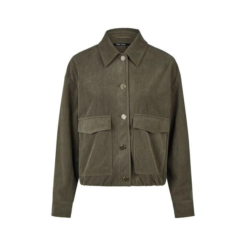 Marc Aurel Blazer Jacke- aufgesteppte Taschen und Patten- angeset grün