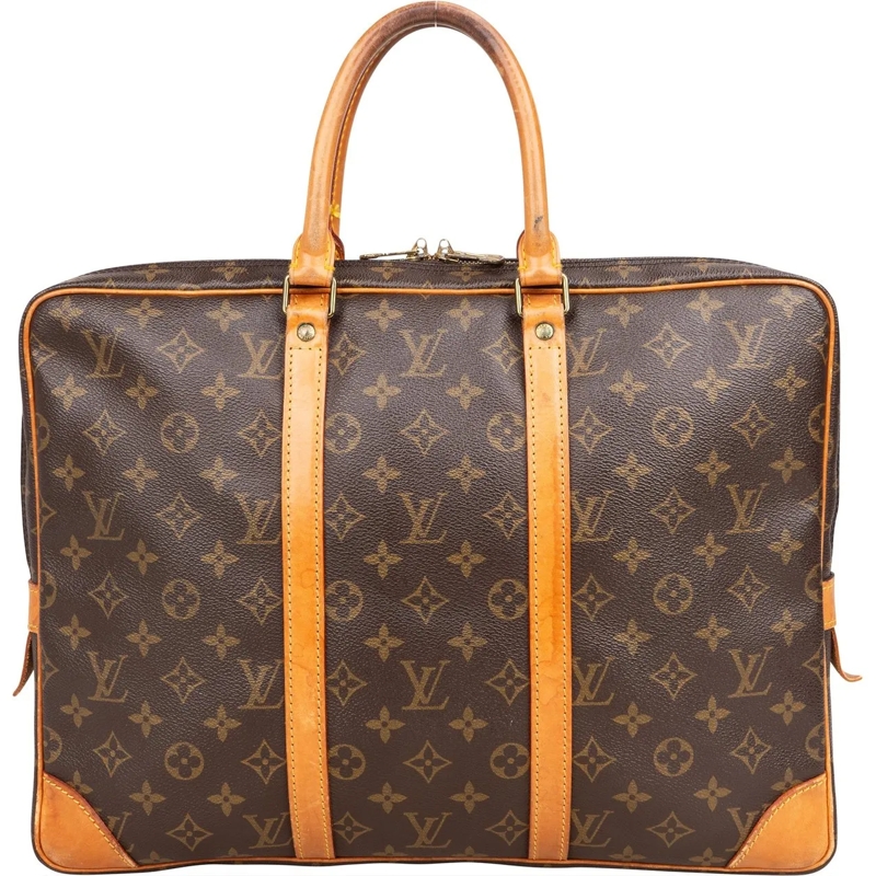 Louis Vuitton Tote Louis Vuitton Canvas Monogram Porte Documents Busi braun