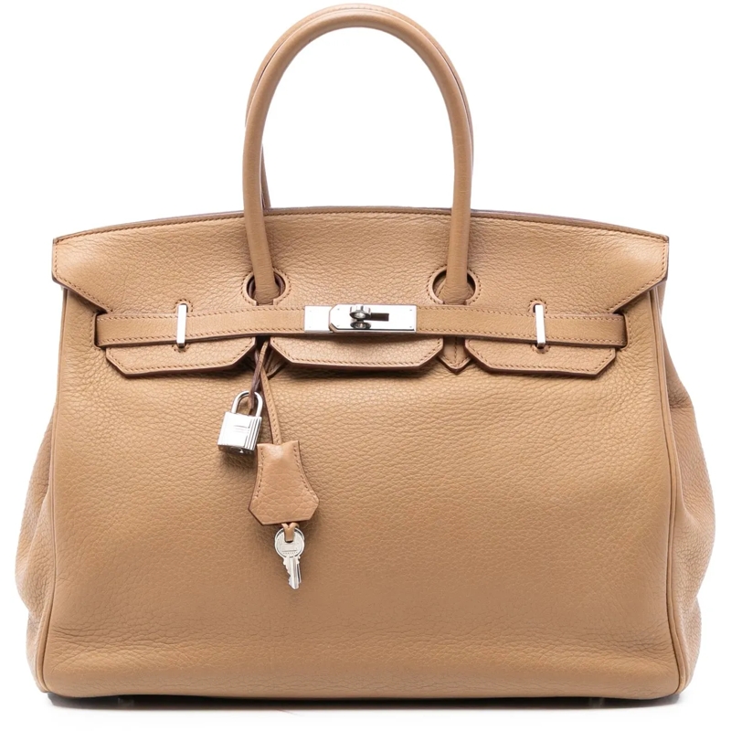 Hermès Tote Togo Birkin Retourne 35 braun