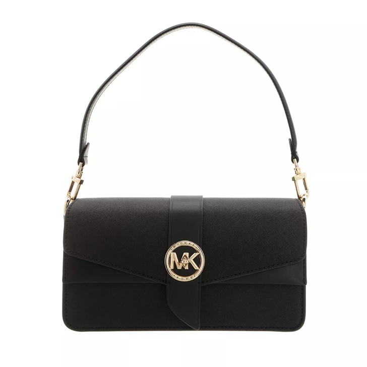 Michael Kors Greenwich Shoulder Bag Black Crossbody Bag