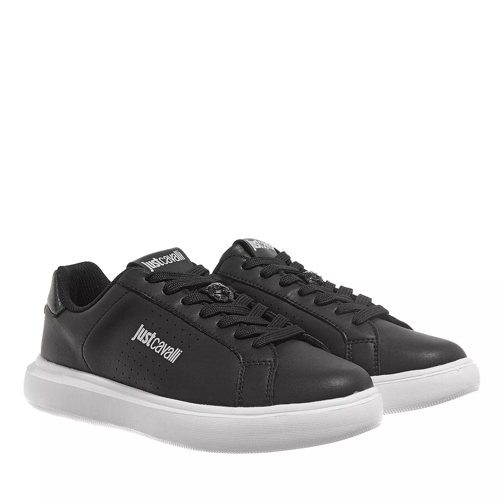 Just Cavalli Fondo Linear Dis. 3 Shoes Black lage-top sneaker