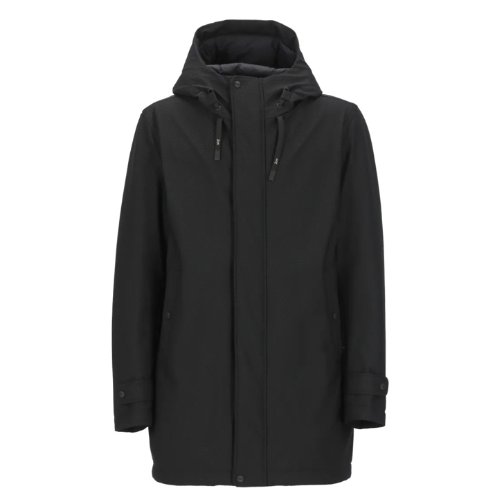Herno Padded Parka Black Parka Mantel