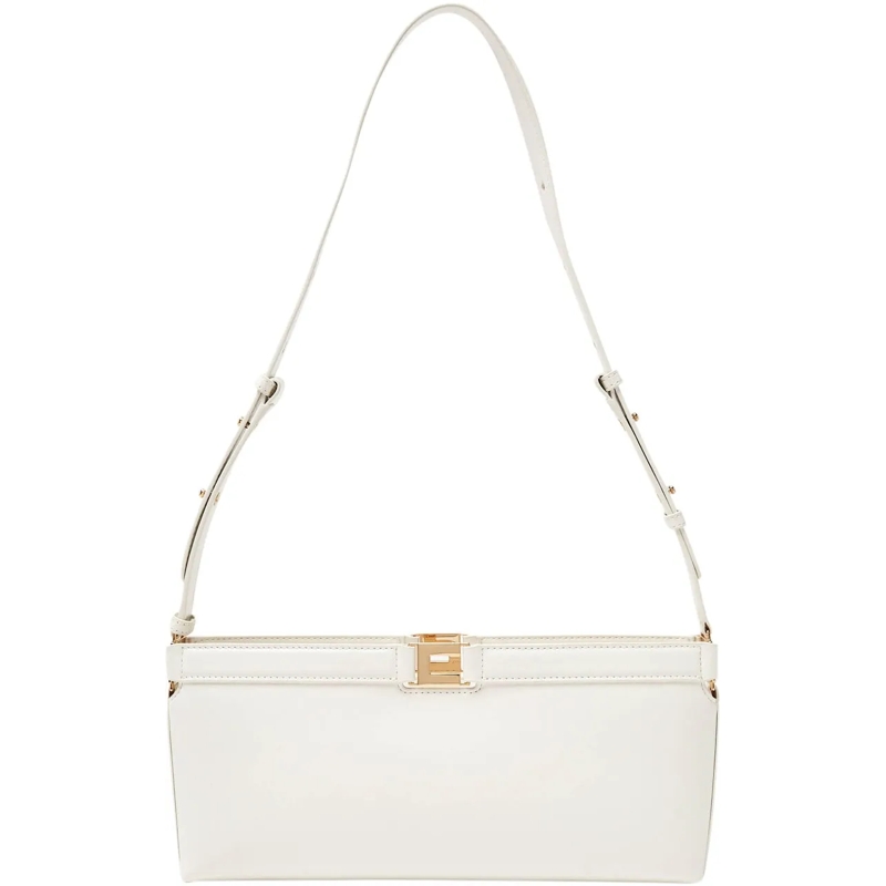 Elisabetta Franchi Tote Bags Burro beige