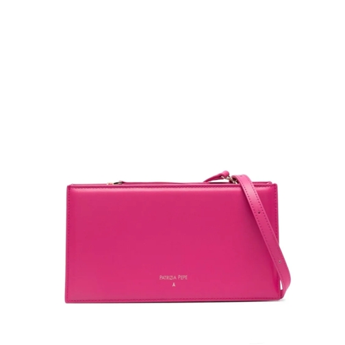 Patrizia Pepe Schultertasche Small Shoulder Bag With Logo Pink