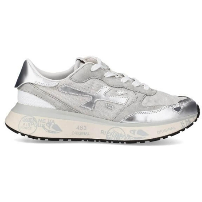 Premiata Low-Top-Sneaker Sneakers Silver silber