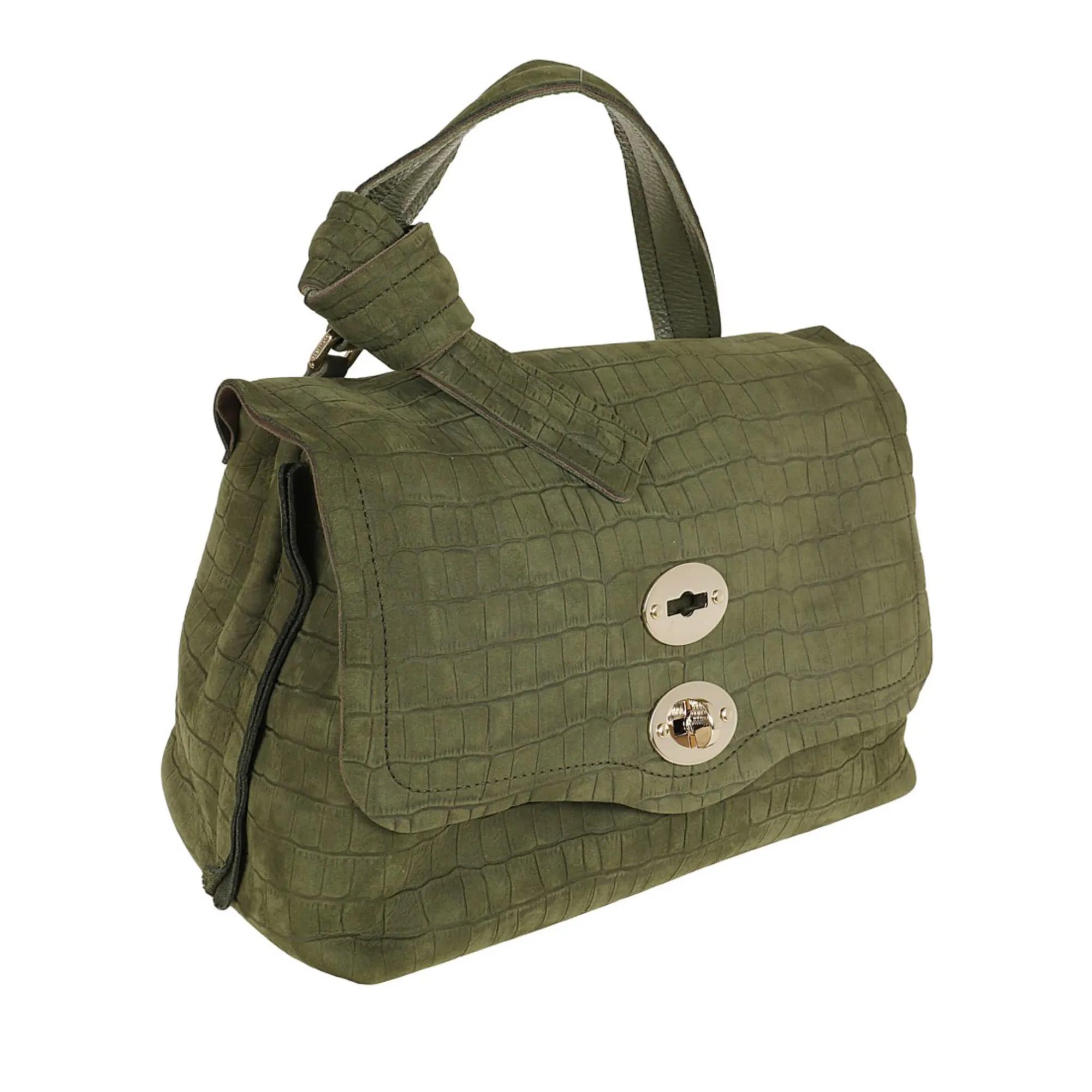 Zanellato Shoppers Postina Jones Caiman Bag in groen