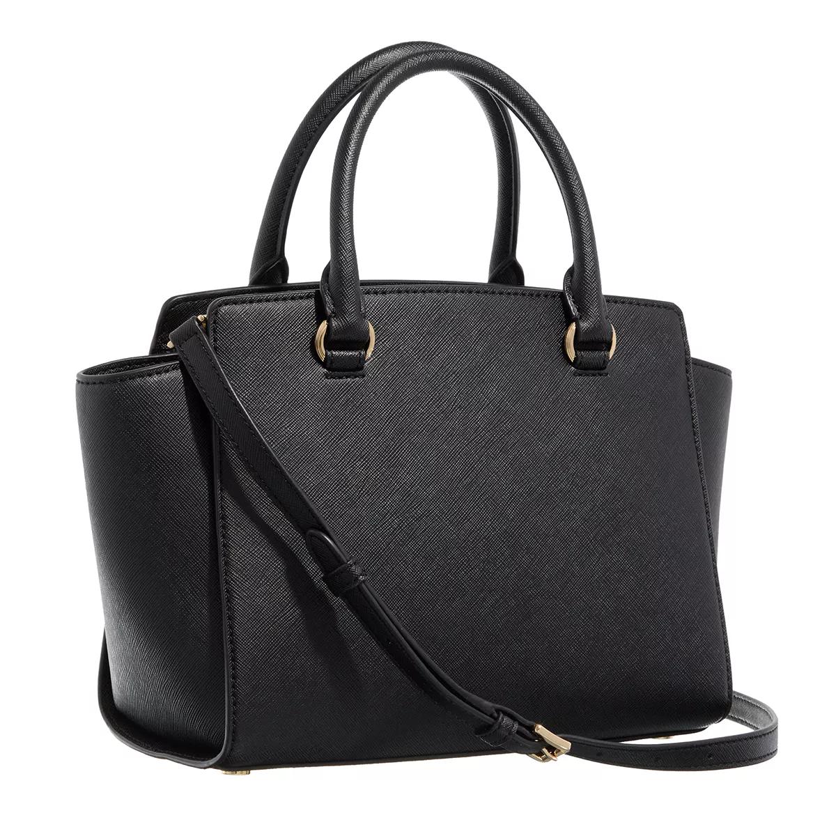 Michael Kors Satchels Selma Satchel Bag in zwart