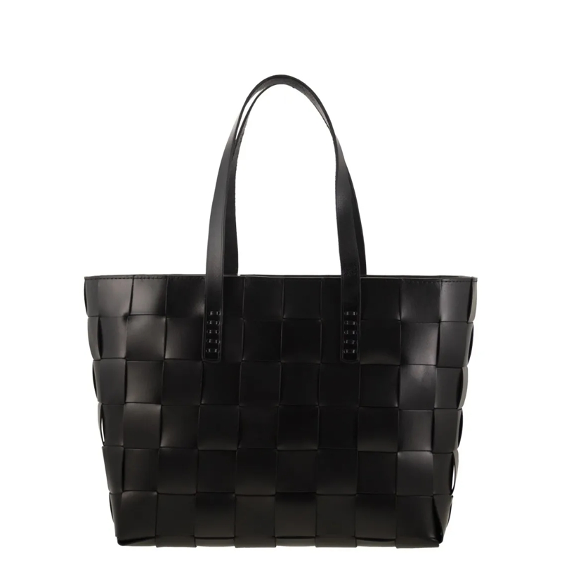 DRAGON DIFFUSION Tote Japan Tote - Woven Leather Bag Black