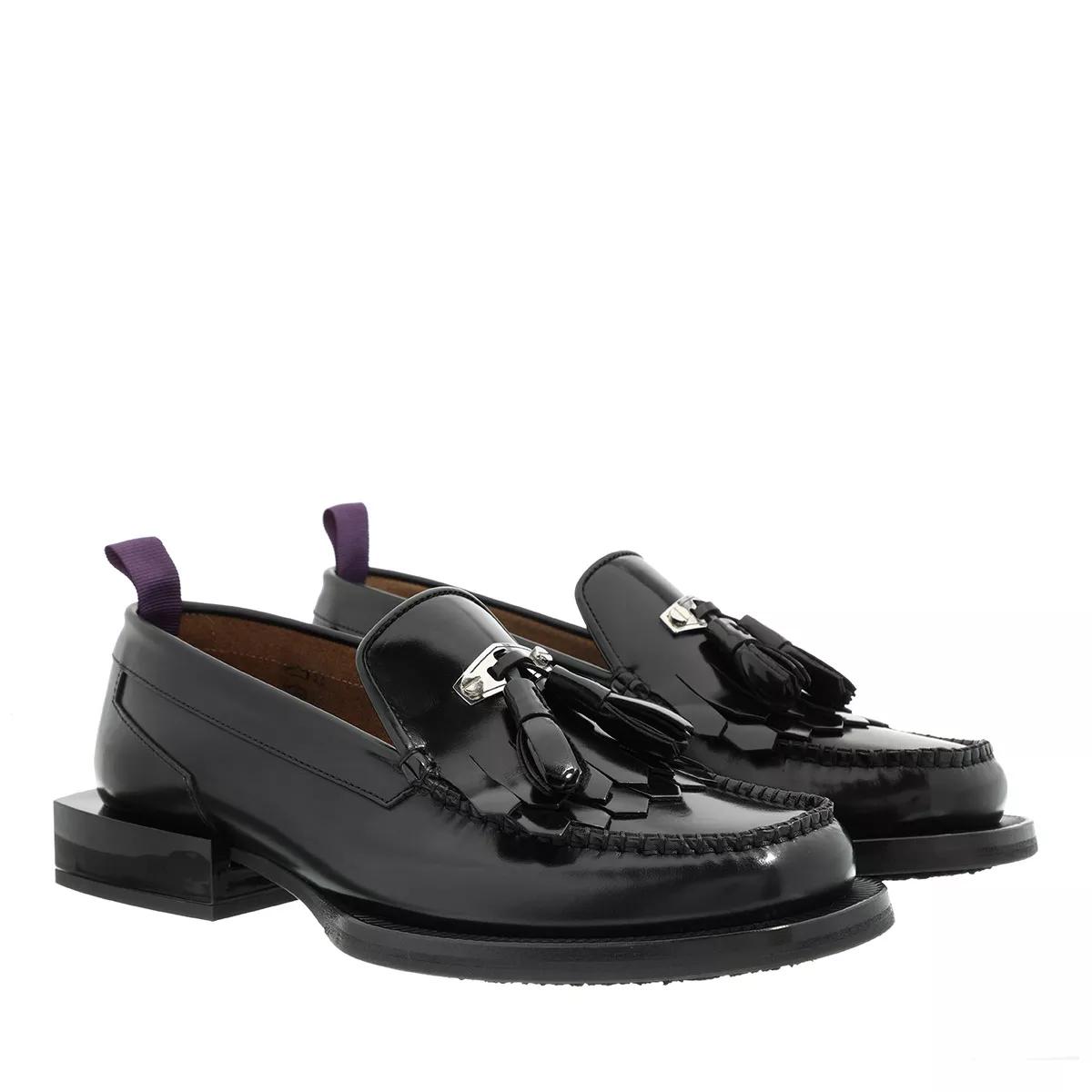 Eytys Rio Fringe Leather Black | Loafer