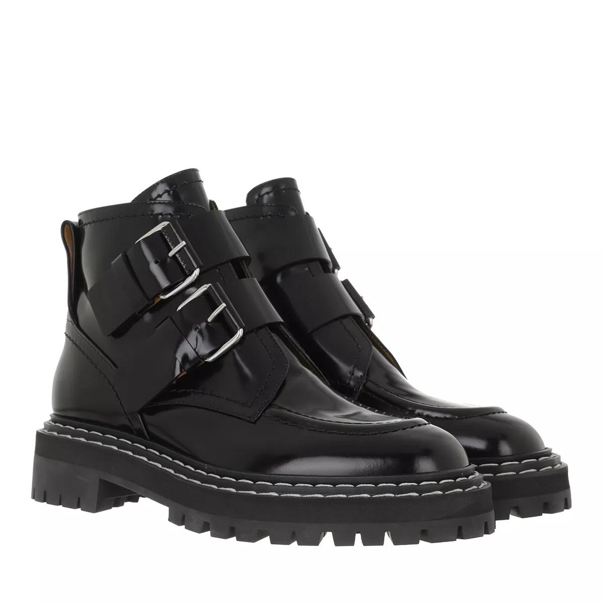 Combat Italy Black Ankle Boot