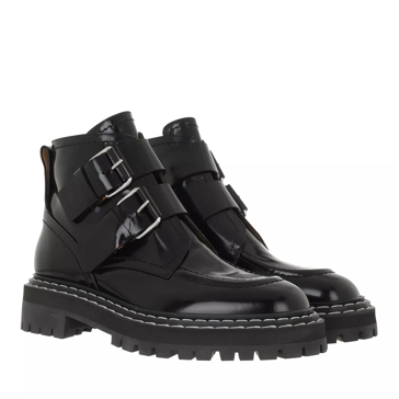 Proenza Schouler Combat Italy Black Ankle Boot