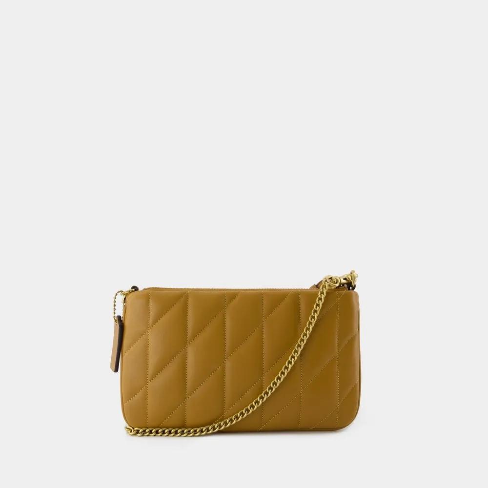 Coach Hobo bags Pouch Crossbody Leather Brown in bruin